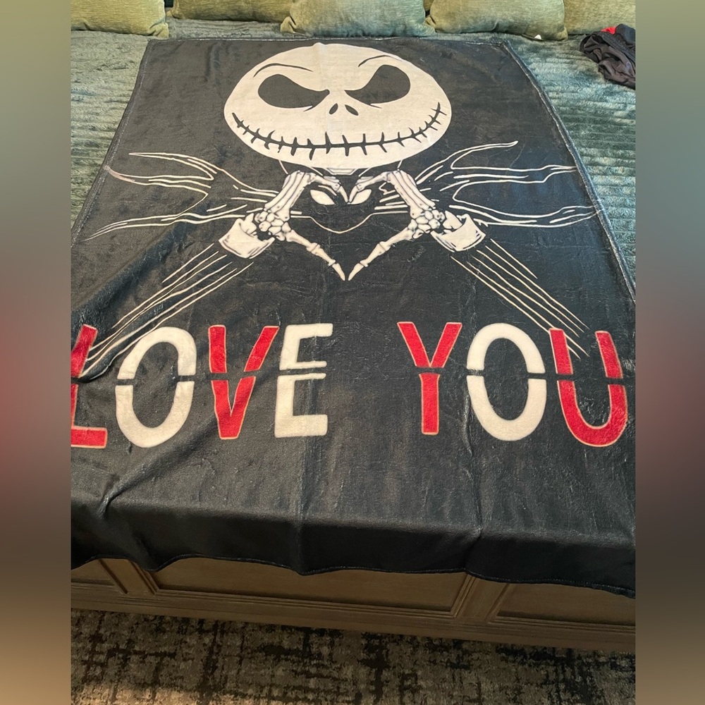 Jack Skellington throw